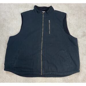 Dickies Sherpa Lined Heavy Duty Vest Black Size 3XL (54-56)